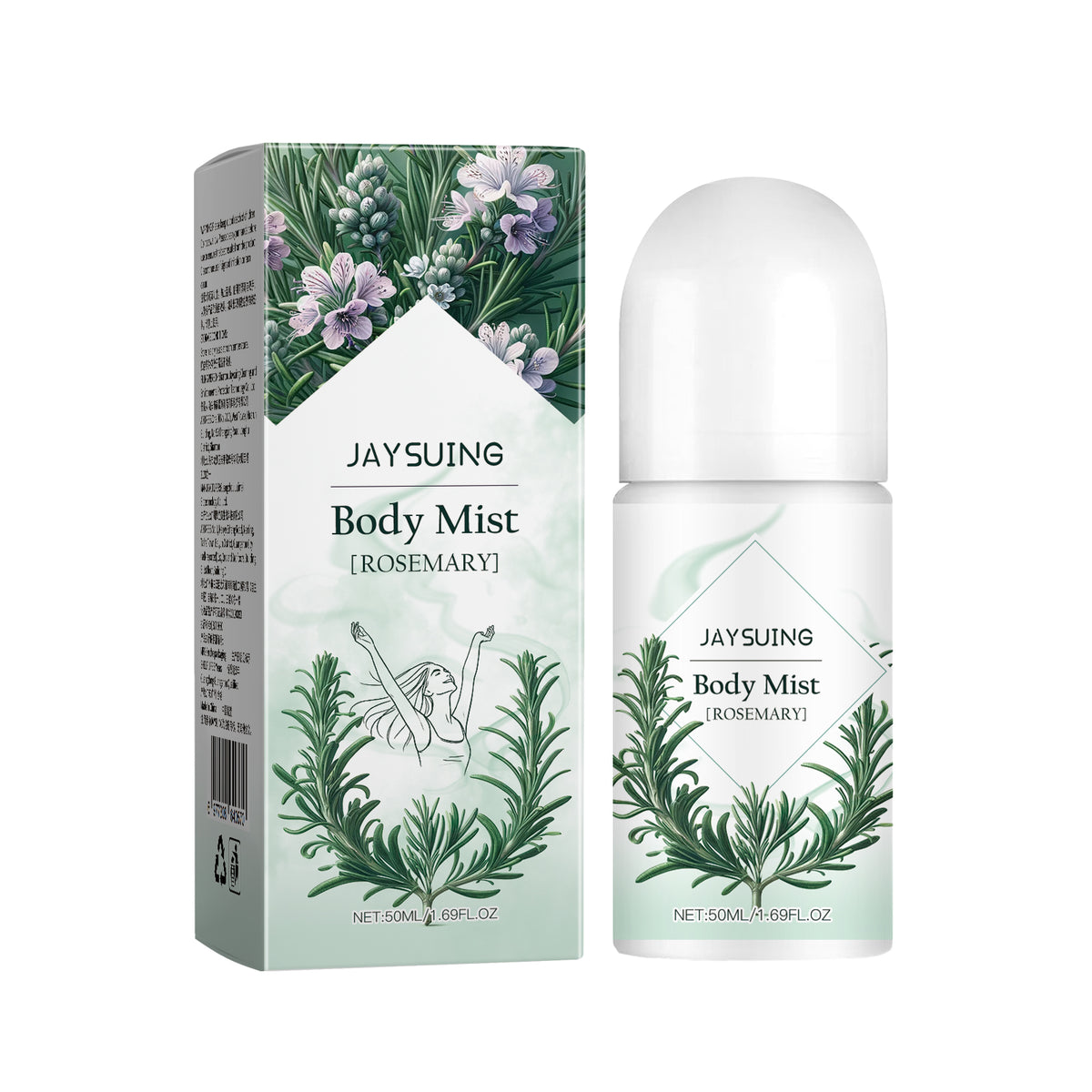 Fifuroes Rosemary Deodorant For Dry Body And Long-Lasting Rosemary Deodorant Ball Body Lotion